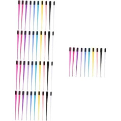 MAGICLULU Pack of 50 Eyebrow Brush Beauty Tool Makeup Eyebrow Brush Eyebrow Comb Double Brush Brush Comb Mascara Comb for Separating Eyelashes Brow Combs Hairdressing Tool Hair