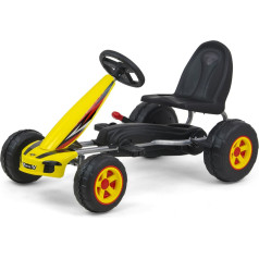 Pedalinis kartingas viper yellow