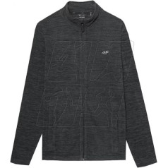 Džemperis M SS23TFLEM052 black melange / XL