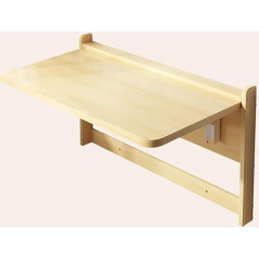 LRHELPBNR Sieninis sulankstomas valgomojo stalas, sieninis, sulankstomas stalas prie sienos biure, virtuvėje (B, 80 x 39 cm/31,5 x 15 colių)