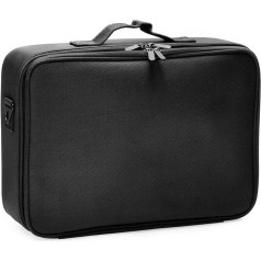 Kosmetiktasche Portable Reise Make Up Tasche, Professionelle Makeup Organizer Tasche Schmink Aufbewahrung Kosmetische Box Wasserdicht Artist Schminktasche Make-up Train Case mit Einstellbaren Teiler