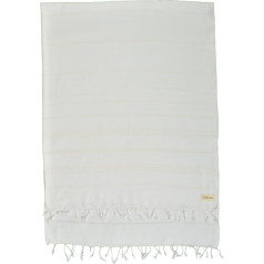 Bersuse Anatolia XXL paplūdimio rankšluostis Sofa Throw 100 % medvilnė White