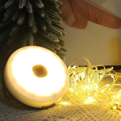Stovyklavimo pasakų žibintai, ritininiai, atsparūs vandeniui, nešiojami LED pasakų žibintai, USB įkraunami 10 m lauko stovyklavimo žibintai palapinei, stovyklavietei, kiemui, dekoracijoms, žygiams