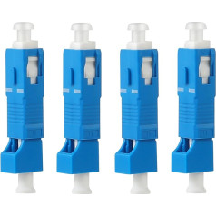 fyboptwu - 4 vnt. SC vyriškos ir LC moteriškos lyties UPC adapterio vizualinių gedimų lokatoriaus optinio pluošto adapterio Hibridinis optinio pluošto keitiklio adapteris, skirtas optinio pluošto UPC jungties adapteriui
