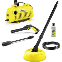 Kärcher K 2 Premium Horizontal VPS buitinis slėginis plovimo įrenginys, slėgis: maks. 110 barų, Srauto greitis: Svoris: 3,5 kg, aukšto slėgio pistoletas, purvo valytuvas, purkštuvo vamzdis, namų komplektas