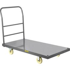 VEVOR platforminis vežimėlis 907 kg keliamoji galia Transporto vežimėlis, 125 mm skersmens ratai, sandėliavimo vežimėlis, 1200 x 610 mm pakrovimo plotas, sulankstomas sunkvežimis, siuntų vežimėlis su neslystančia danga, transportavimo vežimė