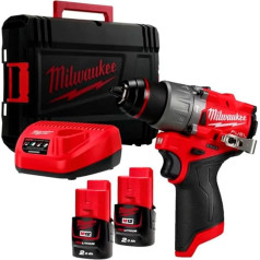 Akumuliatorinis smūginis suktuvas-gręžtuvas M12 FPD2-202X 12V Milwaukee