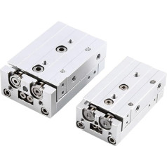 DEBLAN Gleitführungszylinder pneumatisch HLQ16X10S HLQ16X20S HLQ16X30S HLQ16X40S HLQ16X50S HLQ16X75S HLQ16X100S HLQ16X10SAS HLQ16X20SAS BS (Spalva : HLQ16X125S, Dydis : A)