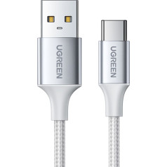 Kabelis USB-A - USB-C QC 3.0 3A 3 m - baltas