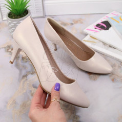 Stiletto bateliai pearl beige W / 38