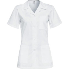 B-well Gabi Slip-On Tunika Moterų tunika Trumpos rankovės V-Neck Tunika Moterų priežiūra su sagomis