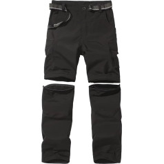 JOMLUN Vaikų Softshell žygio kelnės berniukams mergaitėms Lauko žygio kelnės Lengvos greitai džiūstančios kelnės SPF 50+ Užsegamos nuimamos kelnių klešnės