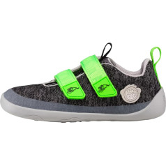 Affenzahn Knit Happy Barefoot batai su velcro užsegimu, veganiški, neslystantys, lankstūs, atspindintys, ypač lengvi, vaikų dydis 4-13