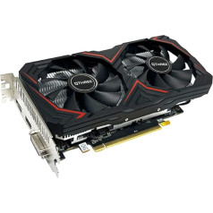 QTHREE Radeon RX 590 vaizdo plokštė 8G GDDR5 256 bitų HDMI DVI DisplayPort DirectX 12 6 PIN papildomo maitinimo jungtis PCI Express x16