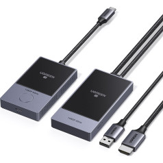 HDMI belaidis siųstuvas ir imtuvas iki 30 m - juodas / sidabrinis