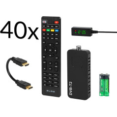 77-021# dekoderio imtuvas dvb-t2 6006fhd mini pakuotė