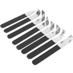 8 dalių molio modeliavimo įrankių rinkinys, metalinės galvutės skulptūros įrankiai, formavimo priedai keramikos plastikai ir puošybai Artsupplies