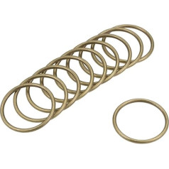 10 vnt. 35 mm vidinio skersmens 3 mm storio cinko lydinio O žiedai aparatūros krepšiai diržai amatų reikmenys bronza