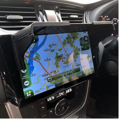 GPS navigatoriaus skydelis nuo saulės, 7-12 colių reguliuojamas automobilinės navigacijos apsaugos nuo atspindžių nuo saulės dangtelis Universalus apsauginis skydelis nuo atspindžių ABS atspindžių blokatorius, skirtas GPS navigacijos įrenginiui