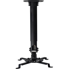 VIVO MOUNT-VP02B Universalus reguliuojamo aukščio projektoriaus laikiklis juodos spalvos