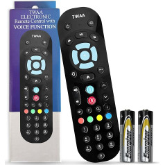 Original Universal-Fernbedienung mit Sprachsuche - Batterien im Lieferumfang enthalten - kompatibel mit Sky Q 1TB, 2TB und Sky Q Mini Box - Bluetooth Fernbedienung - Schwarz