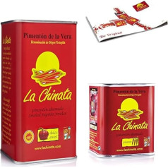 La Chinata rūkytos paprikos milteliai, 1 saldus 750 g ir 1 aštrus 70 g