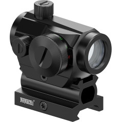 Feyachi Red Dot Visier 4MOA Rot und Grün Zielfernrohr Airsoft Visier leuchtpunktvisier Rotpunktvisier für 20mm/22mm Picatinny/Weaver-Schienen