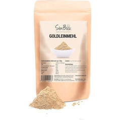 SlimBack - Auksiniai sėmenų miltai be aliejaus, 1 rinkinys (400 g) - Keto ir be glitimo - sėmenų miltai kepimui