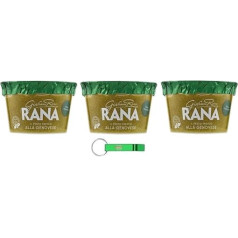 3 x Giovanni Rana Pesto alla Genovese su Genujos bazilikais, šviežias Pesto padažas su Genujos bazilikais DOP 140 g + Kulinarijos prekių nemokamas raktų pakabukas