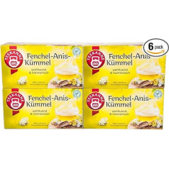 Arbatinukas Pankolis anyžius kmynai 6 pakuotės (6 x 20 arbatos maišelių) 6 x 60 g