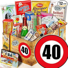 DDR saldainių dėžutė - miela rytinė XXL dėžutė - gimtadienis 40 - miela nostalgijos dėžutė