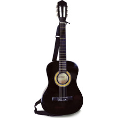 Bontempi Bontempi229210 Klasikinė medinė gitara 92 cm (juoda) su 6 stygomis, įvairių spalvų