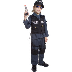 Dress Up America SWAT kostiumas vaikams - prabangus S.W.A.T. policijos pareigūno kostiumų rinkinys berniukams ir mergaitėms
