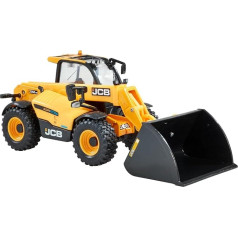 Britains 43325 AGRIXTRA Loadall Farm Toy - teleskopinė rankena JCB AGRI Truck - kolekcinis traktoriaus žaislas - 1:32 mastelio - tinka kolekcionieriams ir vaikams - nuo 3 metų, geltonos spalvos