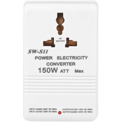 Įtampos keitiklis 150 W 220 V į 110 V/110 V į 220 V didinantis ir mažinantis transformatorius