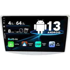 SXAUTO Android 12 IPS automobilinis radijas, tinkamas Passat B6 / B7 Magotan/CC (2010-2018) - Integruotas Carplay / Android Auto / DSP - LED kamera + MIC - 4G + 64G - DAB 360 kamera AHD SWC 4G Fast-Boot - 2 DIN 10.1