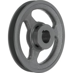 išteklių žemėlapis AK56-15/16 Keilriemenscheibe 15/16 Zoll Bohrung 5,45 Zoll OD Single Groove Web Sheave Bored-to Size Sheave, Gusseisen, Riemenabschnitt für 4L oder A Riemen