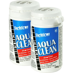 YACHTICON Aqua Clean AC 10.000 be chloro 100 g 10.000 litrų vandens kondicionierius Naminis automobilis Jachta Kempingas Išsaugojimas