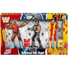 Mattel WWE Elite Collection Hulkamania 40-ųjų metinių figūrėlių rinkinys, 3 vnt.