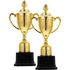 SWAYVES 2 vnt. trofėjų Krepšinio trofėjai Sporto trofėjus Futbolo trofėjai Trophyard Futbolo trofėjai Apdovanojimai 22,5 * 12 cm