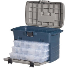 LEEDA Tackle Case Box System, mėlyna/pilka, vienas dydis