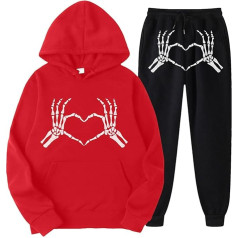 Tracksuit Moterys dideli dydžiai, Hoodies ir bėgimo kelnės, Hoodie kostiumas Helovinas atspausdintas Jogging kostiumas 2 dalių Hooded Sweatsuit rinkinys laisvas atsitiktinis Loungewear Modern 2024 Activewear Bėgimas