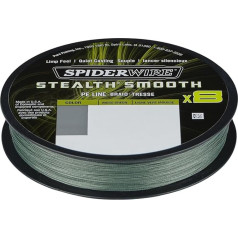 Spiderwire Braid Stealth Smooth 8 gijos 150m Moss Green - 0.07mm - 6kg