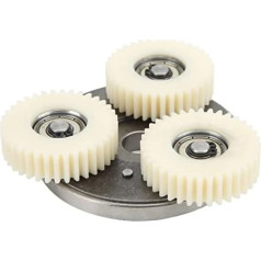 Bnineteenteam E Bike Motor Gear Clutch Kit, 3 dalių 36T nailono pavarų dėžė su guoliu ir 88 mm jungtimi Elektrinio dviračio 