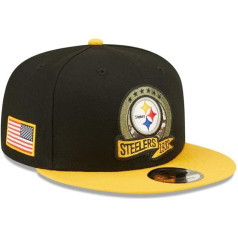 New Era NFL Pittsburgh Steelers Salute to Service 2022 Snapback 9FIFTY Game Cap