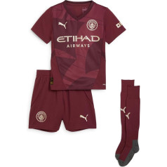 PUMA Manchester City Kids 3rd Mini Jersey 2024/25 Season - Burgundy