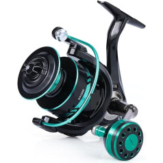 RAHBI Spinnrolle 2000-7000 12+1BB Drag10kg Metallkugelgriffspule Angelrolle Salzwasserrad for Karpfenangeln Leisurely (spalva : mėlyna, dydis : 4000 serija)