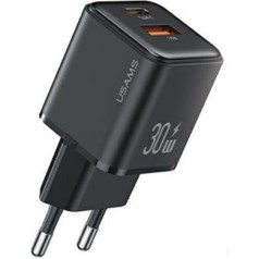 maitinimo tinklo įkroviklis usb-c+ usb-a pd 3.0 30w fast