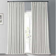 Pusė kainos užuolaidos Blackout Extra Wide Vintage Faux Dupioni užuolaidos, Off Off White 100 x 84