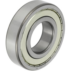 X AUTOHAUX 6311ZZ Rillenkugellager P6, 55 x 120 x 29 mm, geschmiert, doppelte Metalldichtung, silberfarben, für Roller, Skateboard-Rad